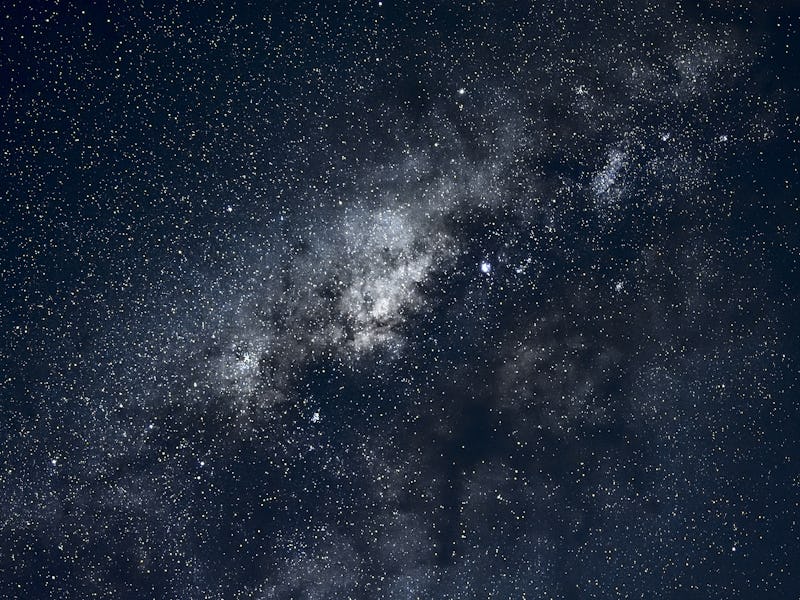 central portion of the milky way