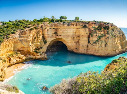 Amazing landscape of Vale Covo Beach, Algarve, Portugal, which is one of the underrated summer desti...