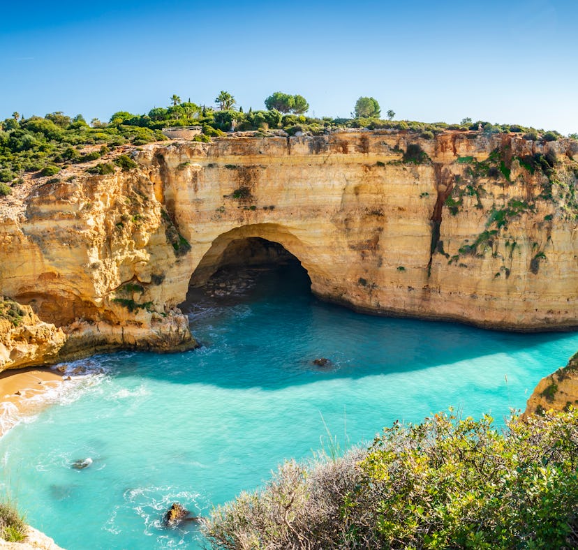 Amazing landscape of Vale Covo Beach, Algarve, Portugal, which is one of the underrated summer desti...