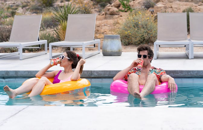 Cristin Milioti as Sarah and Andy Samberg as Nyles