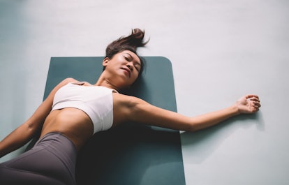 Try a supine twist whenever you have PMS or period cramps. 
