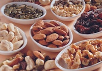 mixed nuts Cashews, raisins, almonds, walnuts, pistachios, hazelnuts, etc.