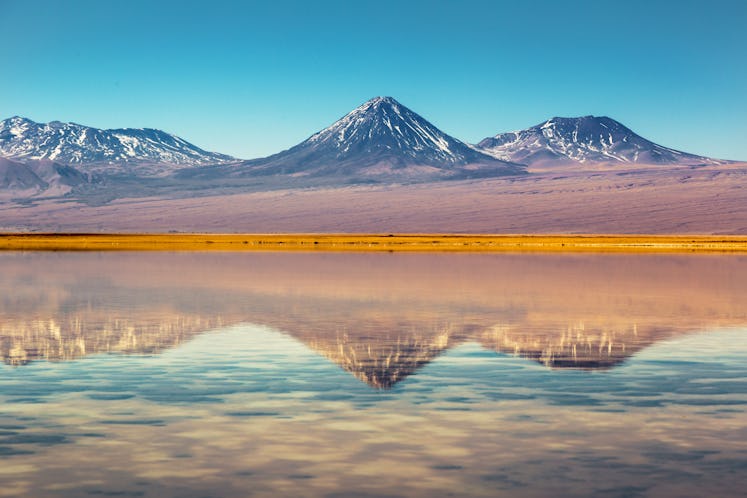 La Brava lake in Atacama Desert.