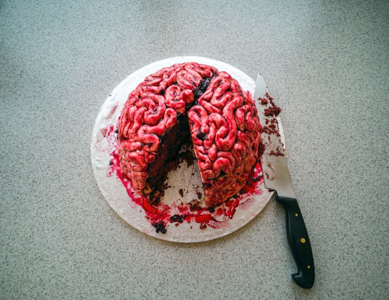 Home bake tasty and a brain cake.