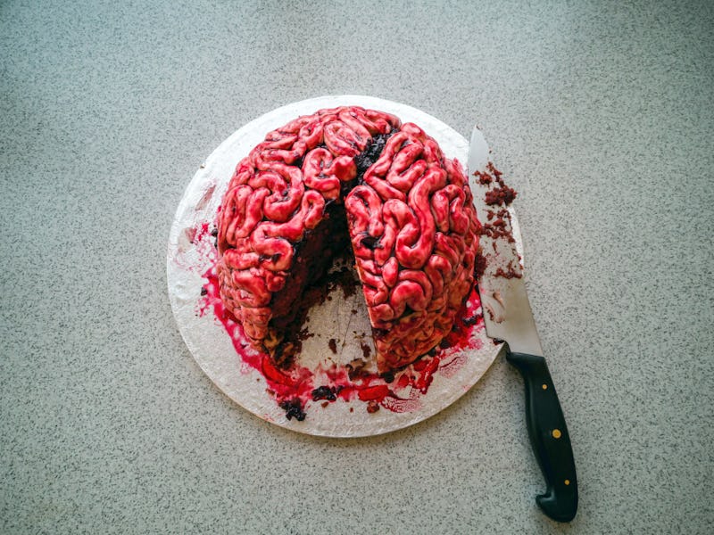 Home bake tasty and a brain cake.