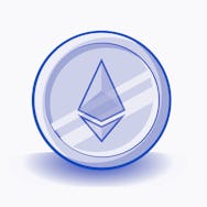 Close up of Golden ethereum. cryptocurrency. ethereum coins. ethereum symbol.  ethereum icon. Crypto...