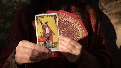 Here's the tarot card THE MAGICIAN.