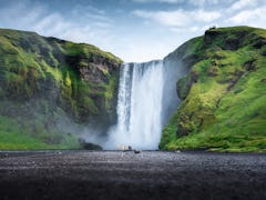 Skogafoss waterfall, Iceland. Here's How To Get Paid $50K To Move To Iceland With Siggi's job.