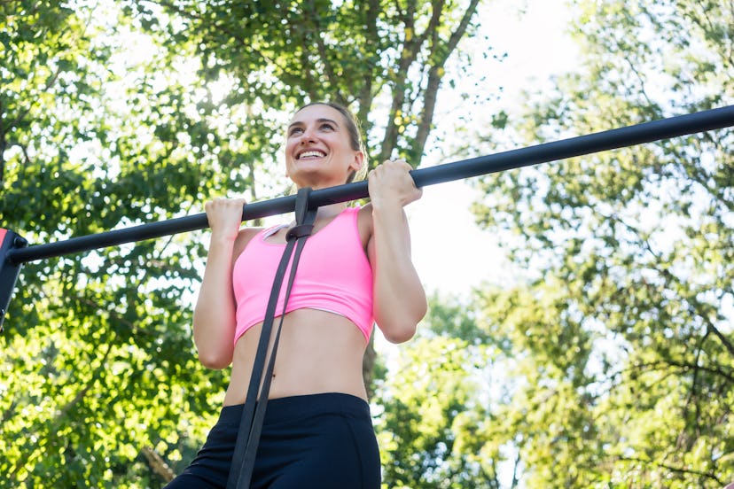 The benefits of chin-ups.