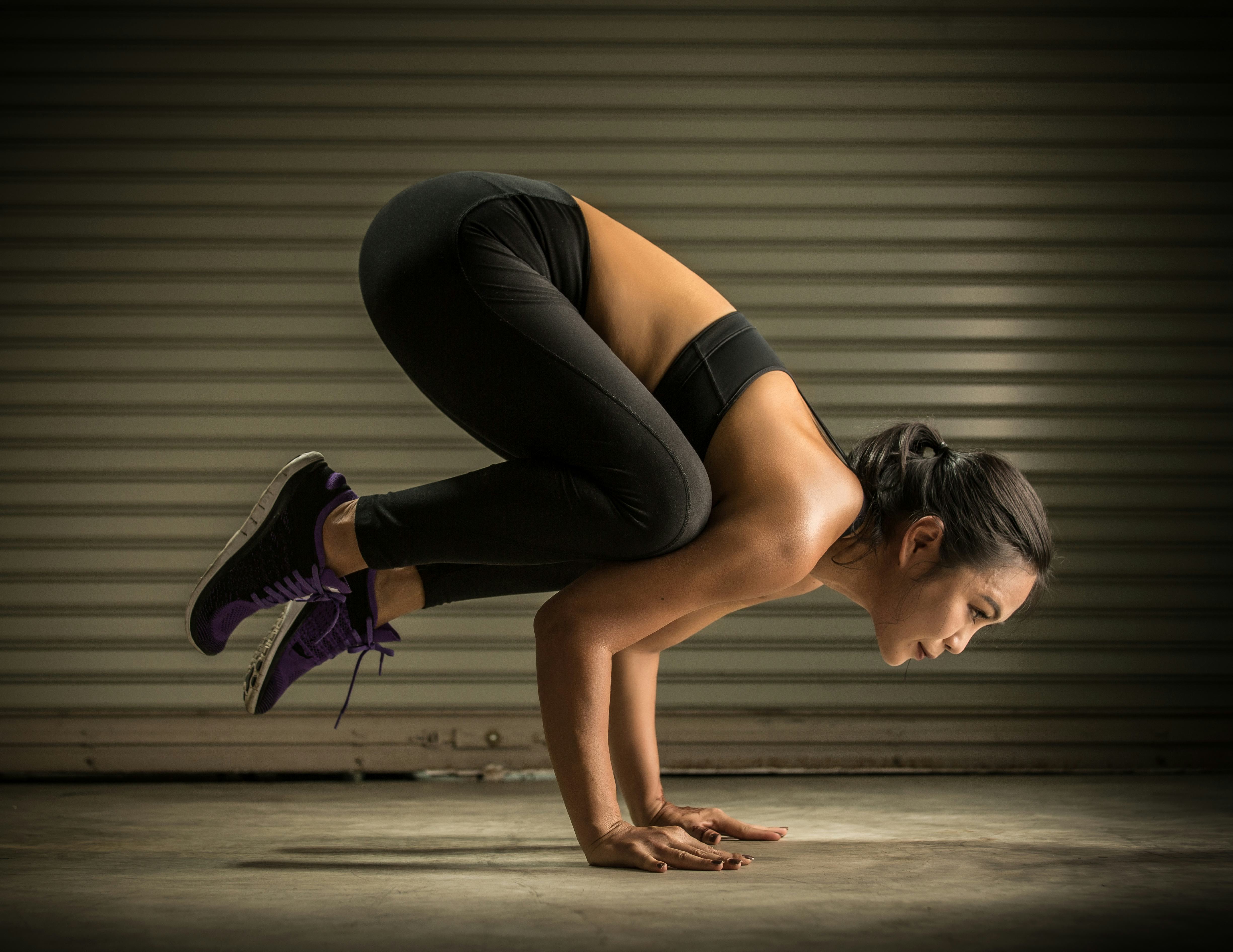 How to modify crow pose.