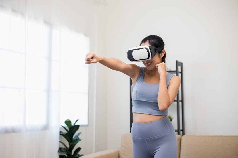 Working out with a VR headset will become more of a thing in fitness come 2023.