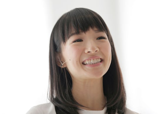 Marie Kondo speaks at a media event in New York