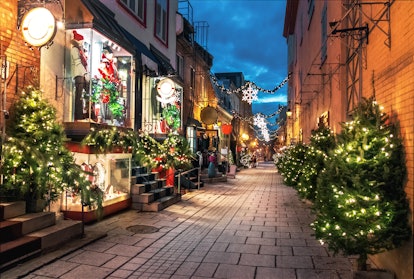 Christmas Decoration Quebec City, Canada