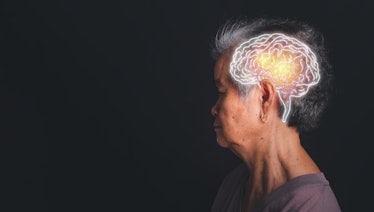 Dementia in senior people. Memory loss. Awareness of Alzheimer's, Parkinson's disease, stroke, seizu...