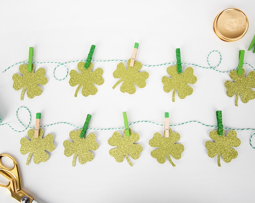 Green St. Patrick's Day DIY Paper Crafts Supplies