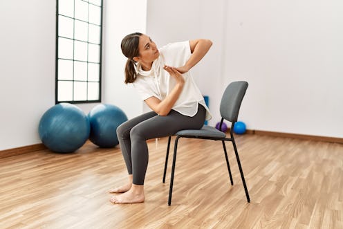 Chair yoga poses you can do without getting up.