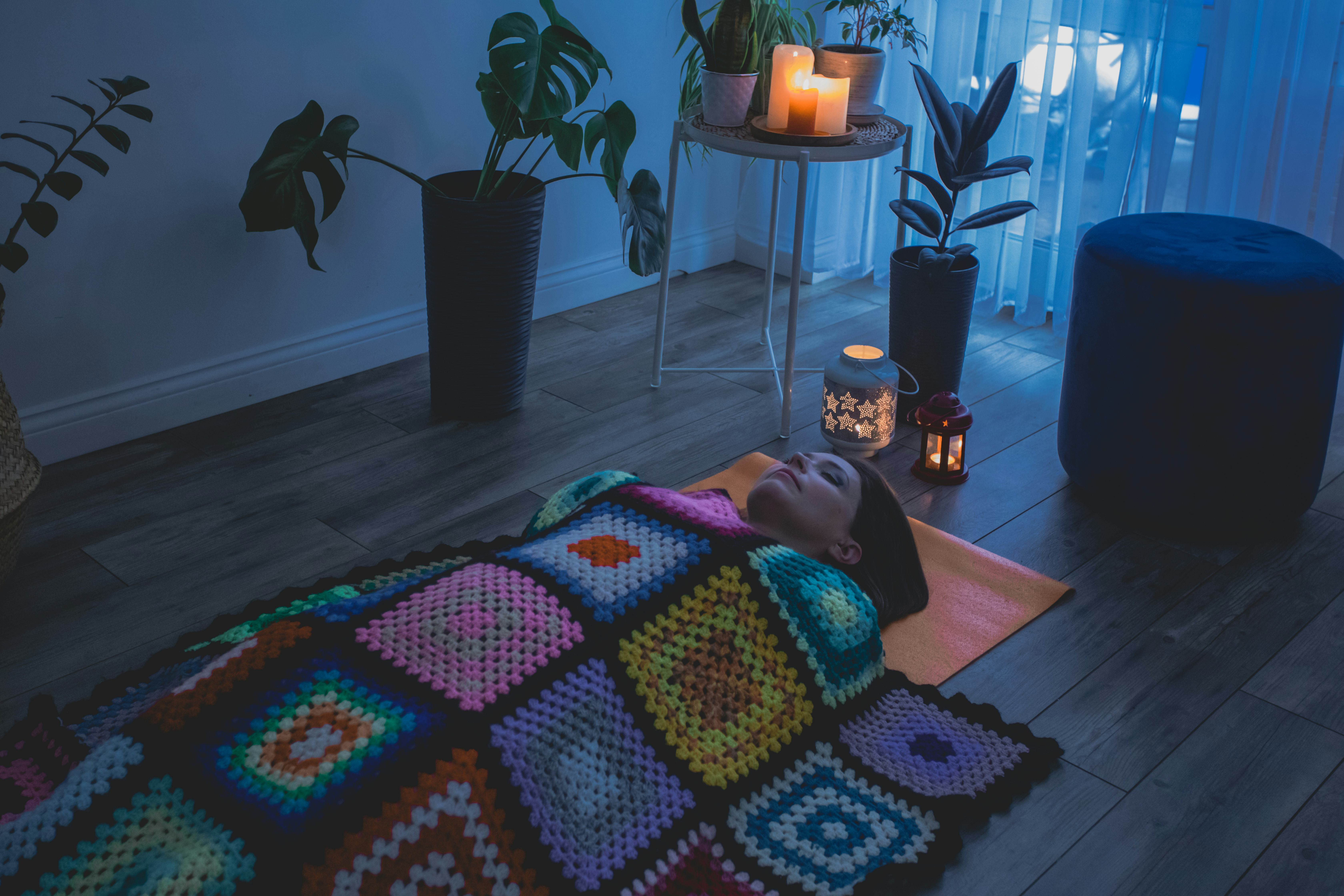 How to get better at corpse pose.