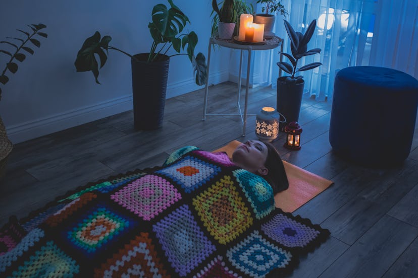 How to get better at corpse pose.