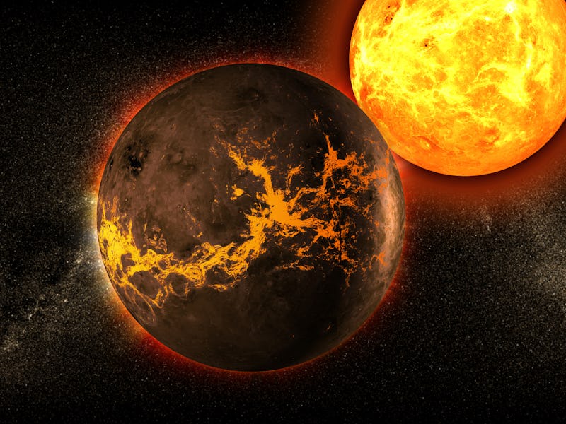 Sun planet galaxy universe. Science fiction