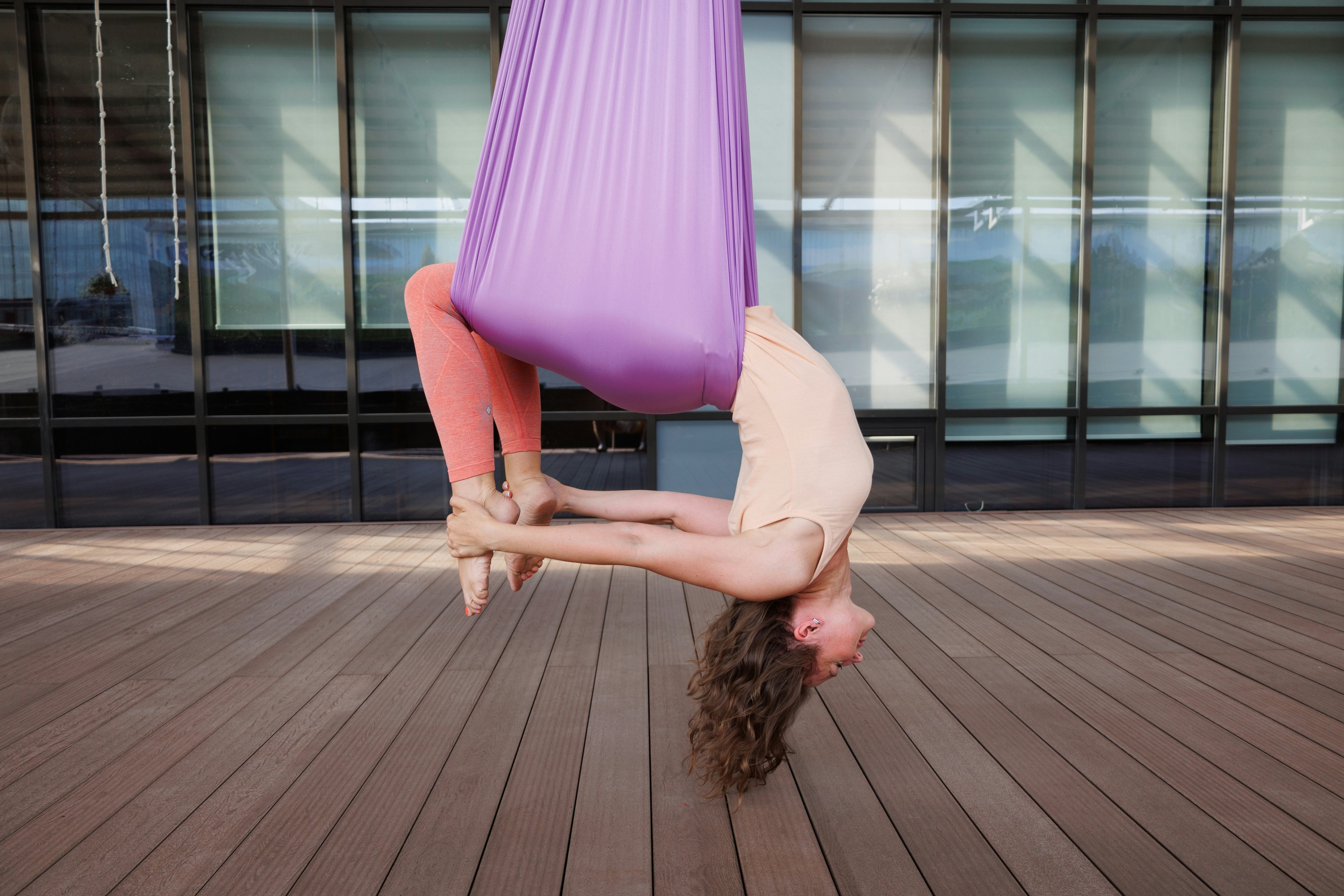 An adventurous Sagittarius will be down to hang from aerial yoga silks.