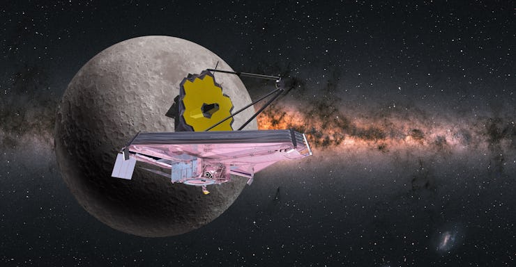 James Webb Space Telescope in Space "Elements of this image furnished by NASA "
