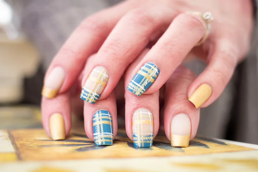 Patchwork Nails Fall 18 Fall Nail Design Ideas Featuring Your Favorite Autumnal Colors ...