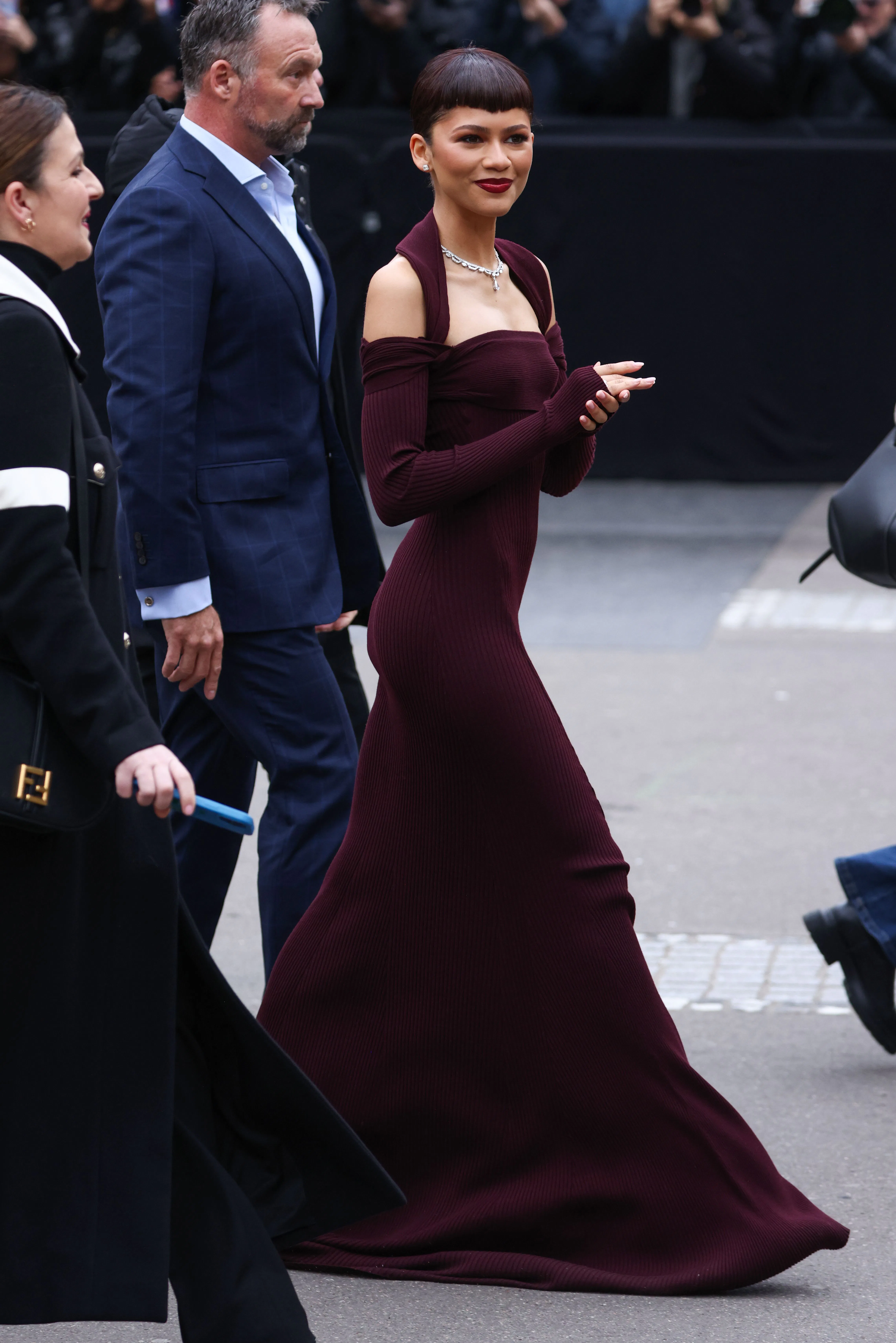 Zendaya Reinvents the Bandage Dress At the Fendi Couture Show