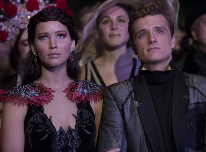 Jennifer Lawrence, Josh Hutcherson in 'The Hunger Games'