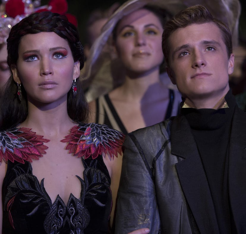 Jennifer Lawrence, Josh Hutcherson in 'The Hunger Games'