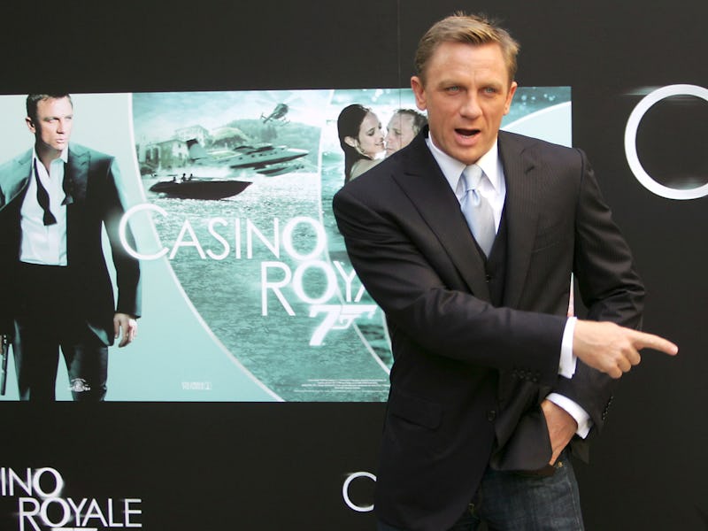 New James Bond British Actor Daniel Craig Gestures During the Photo Call to Promote His Latest Film ...