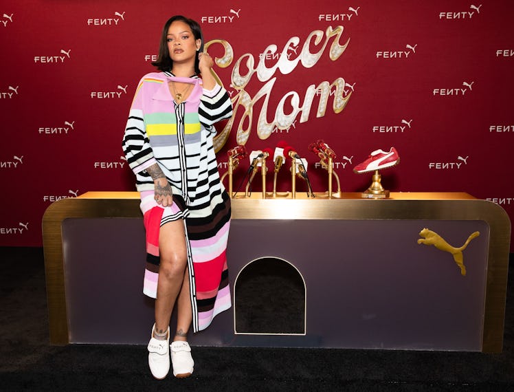Rihanna unveils her FENTY x PUMA Avanti sneakers.