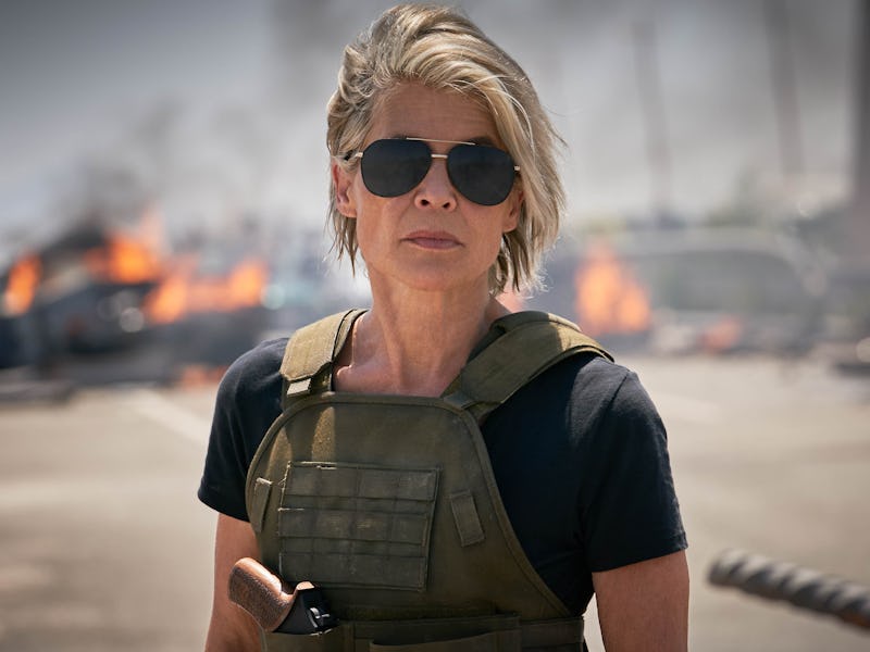 Linda Hamilton as Sarah Connor