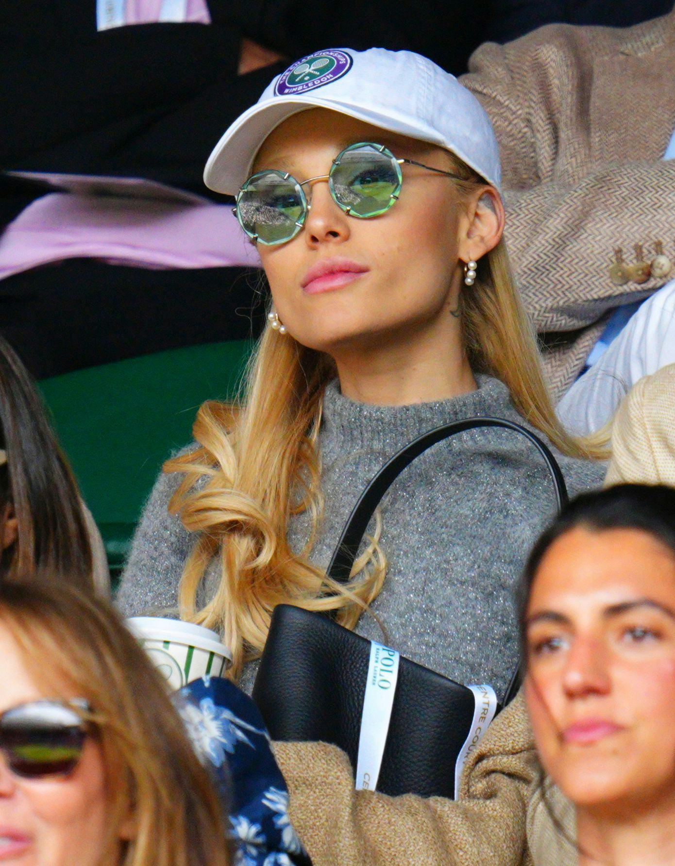 Ariana Grande at Wimbledon in July 2023