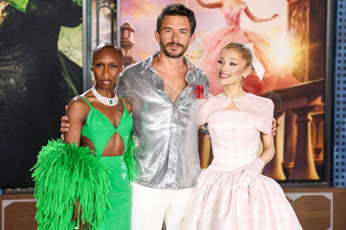 Cynthia Erivo, Jonathan Bailey and Ariana Grande Butera arrive at the Los Angeles Premiere Of Univer...