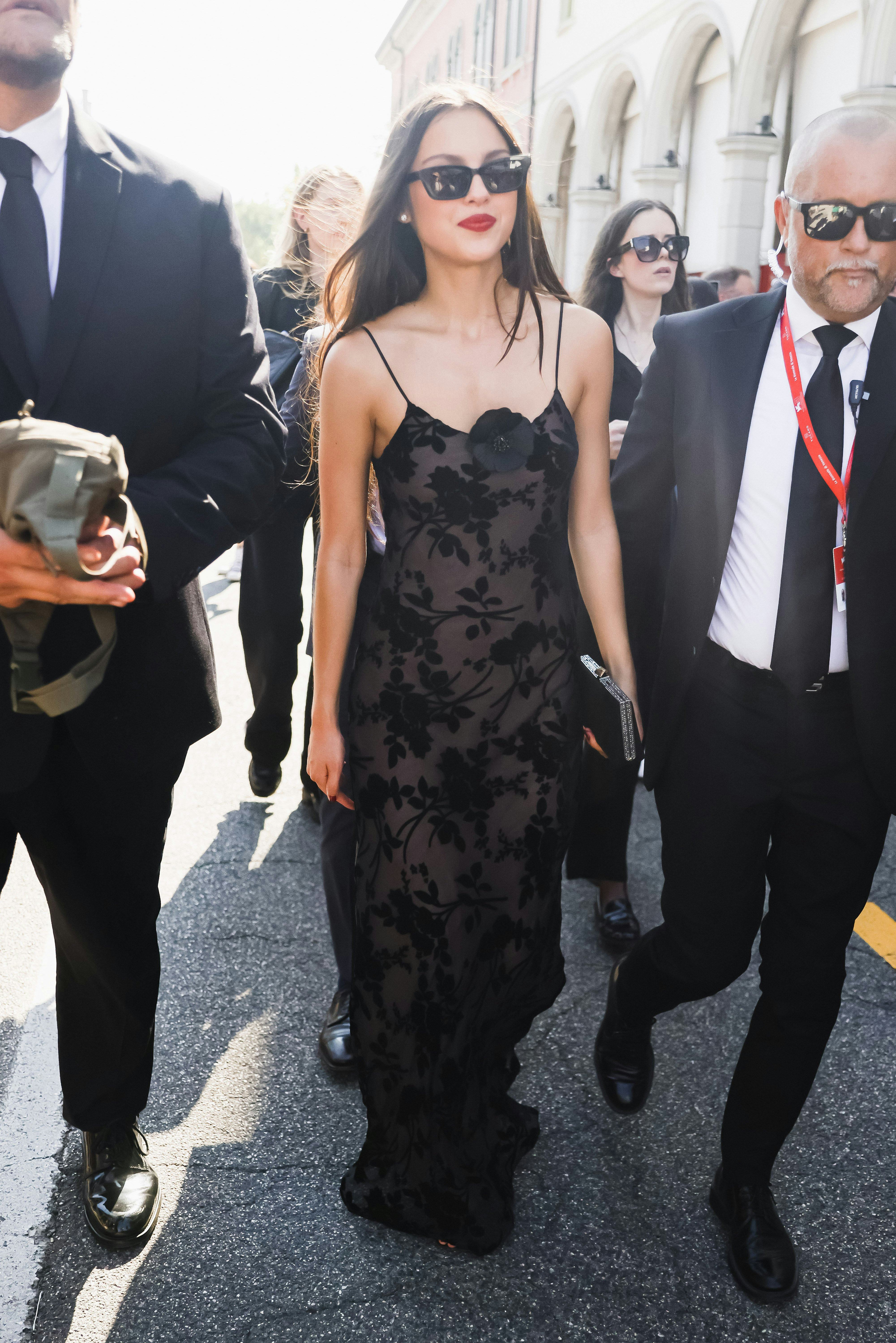Olivia Rodrigo Walks Escorted To The Premiere Of Disclaimer