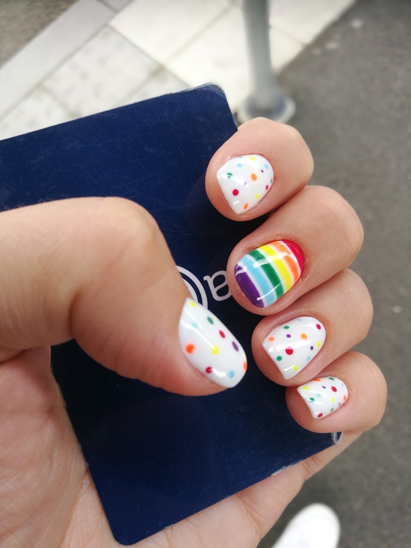 2025 Rainbow Gradient Nails That Shine
