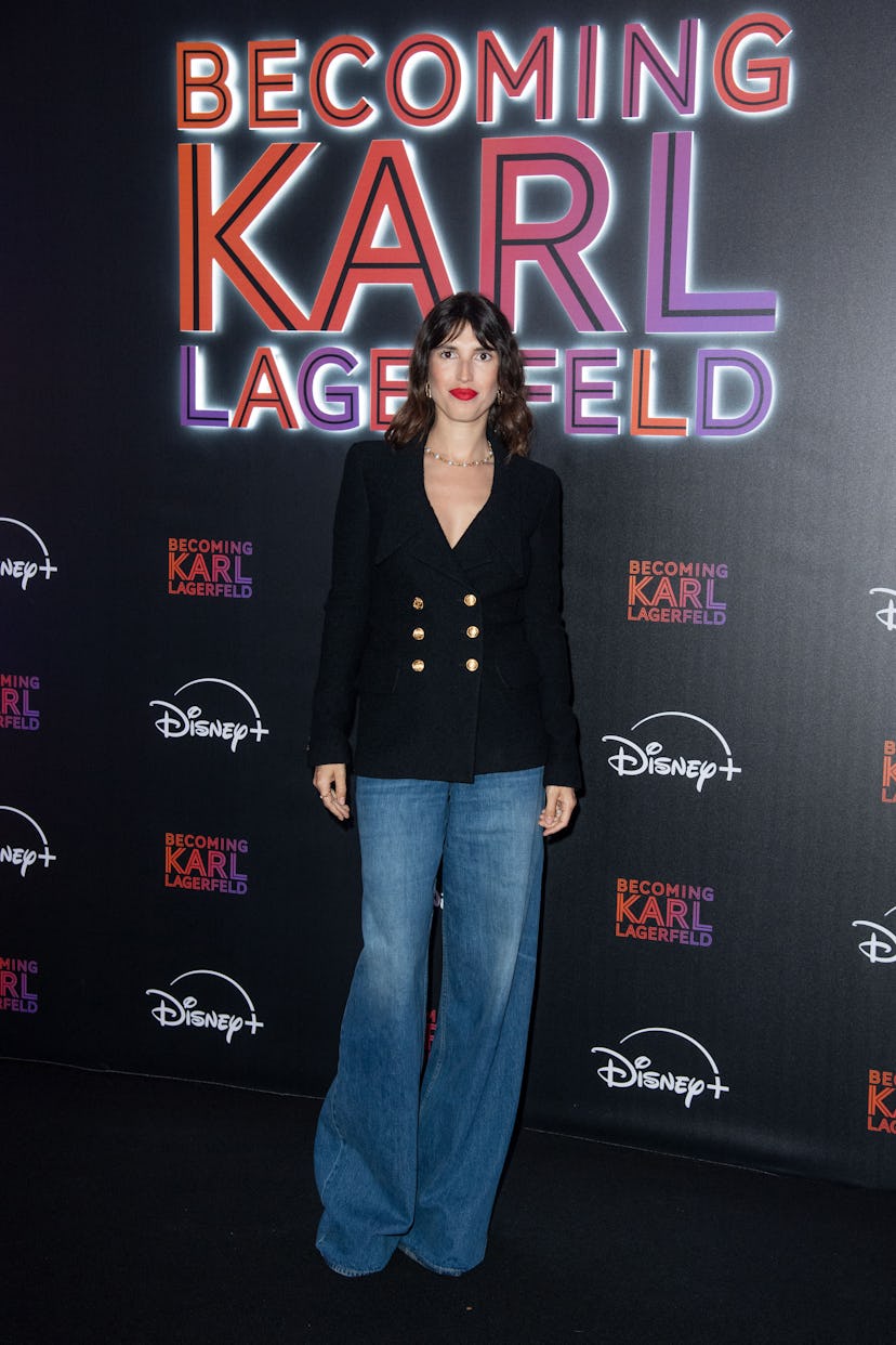 Jeanne Damas attending the Becoming Karl Lagerfeld Premiere at the Grand Rex Cinema in Paris, France...