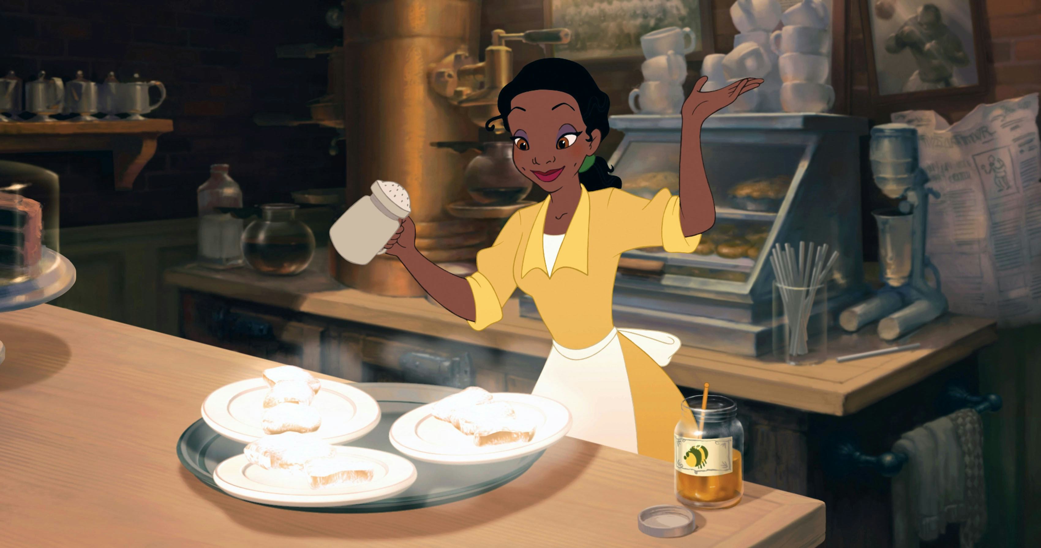 Princess Tiana (voice: Anika Noni Rose)