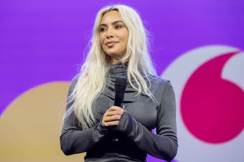 Kim Kardashian's outfit to Khloe's birthday party was very Y2K-themed.