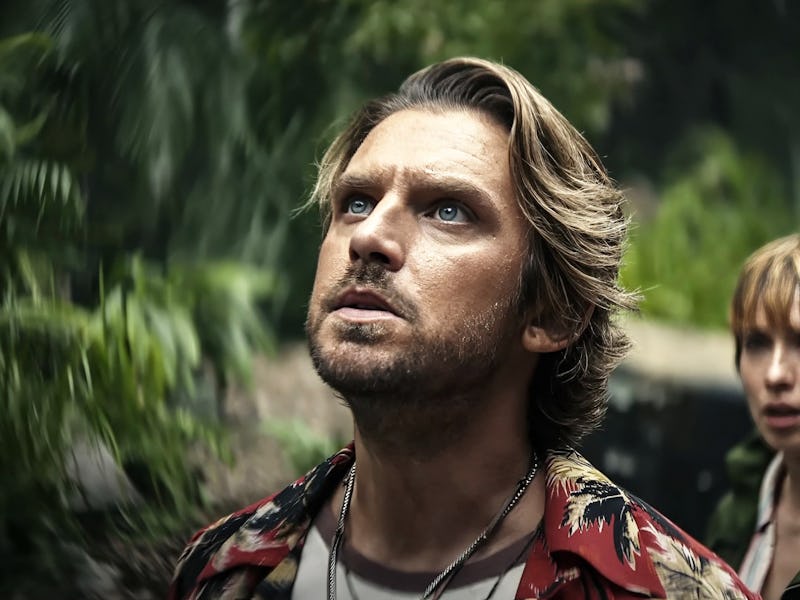 GODZILLA X KONG: THE NEW EMPIRE, from left: Dan Stevens, Rebecca Hall, 2024. © Warner Bros. / Courte...