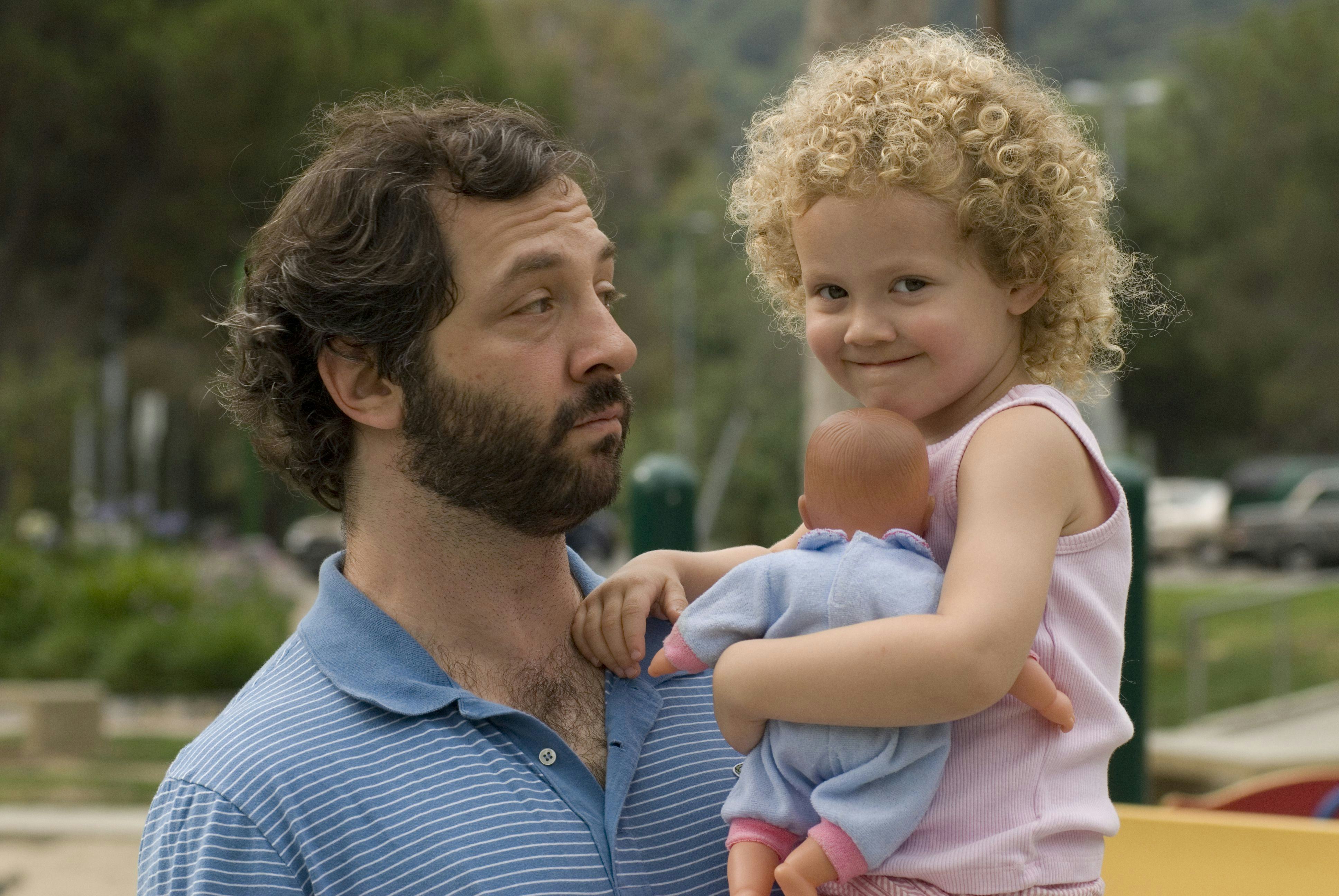 Iris Apatow&rsquo;s dad, Judd Apatow, directed &lsquo;Knocked Up.'