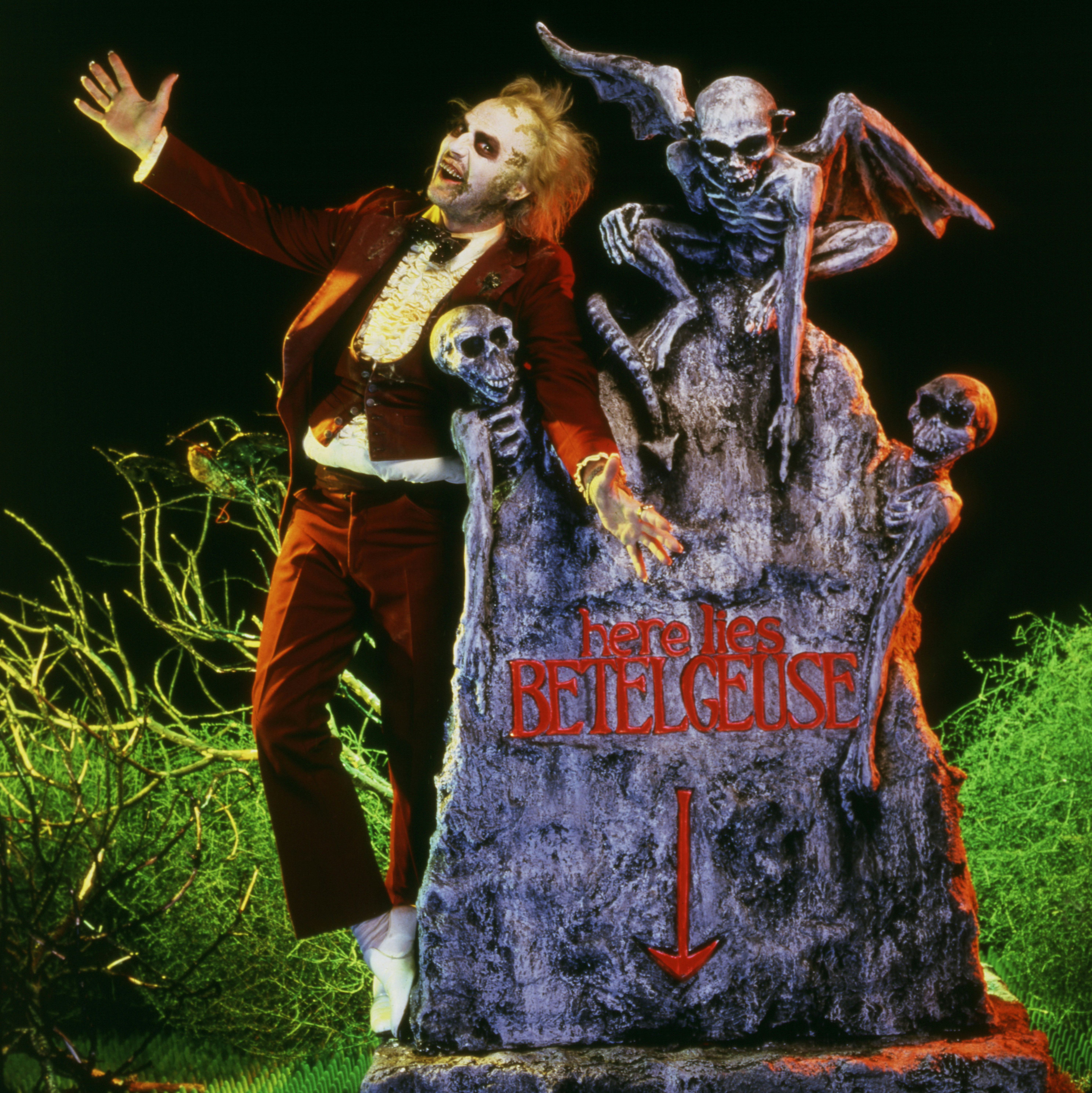 Michael Keaton in Beetlejuice.