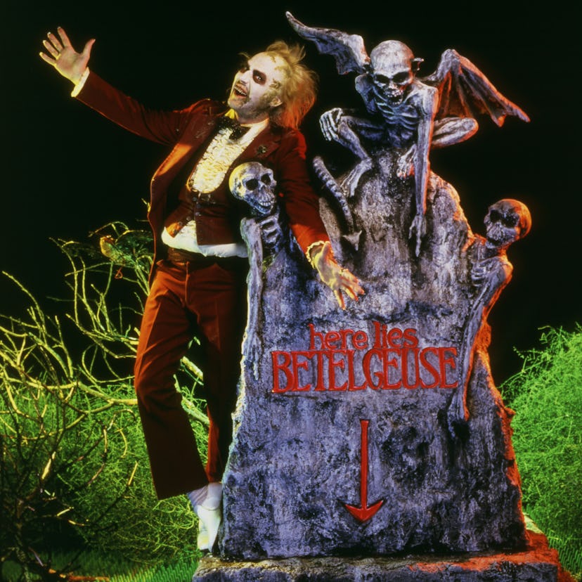 Michael Keaton in Beetlejuice.