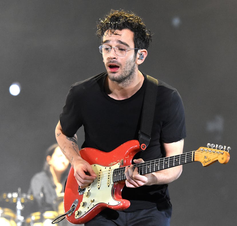 Matty Healy responded to a report that his next album will address Taylor Swift romance.