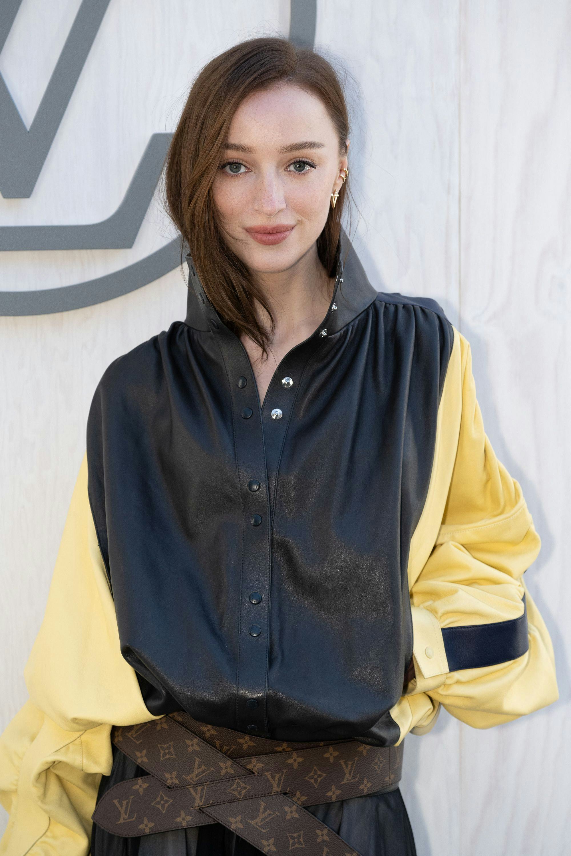 Actor Phoebe Dynevor (Bridgerton, Inheritance) at Paris Fashion Week 2024.