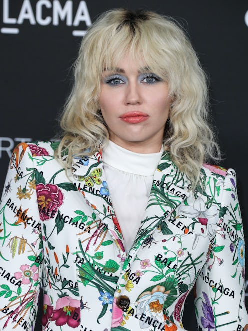 Miley Cyrus blonde shag