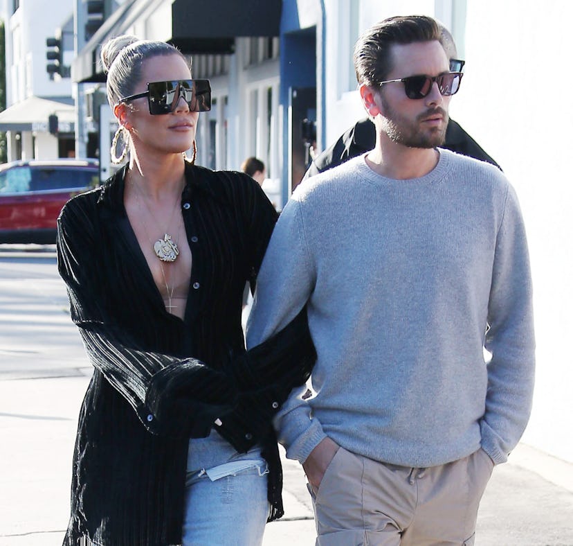 Khloé Kardashian and Scott Disick addressed rumors that he got her pregnant.