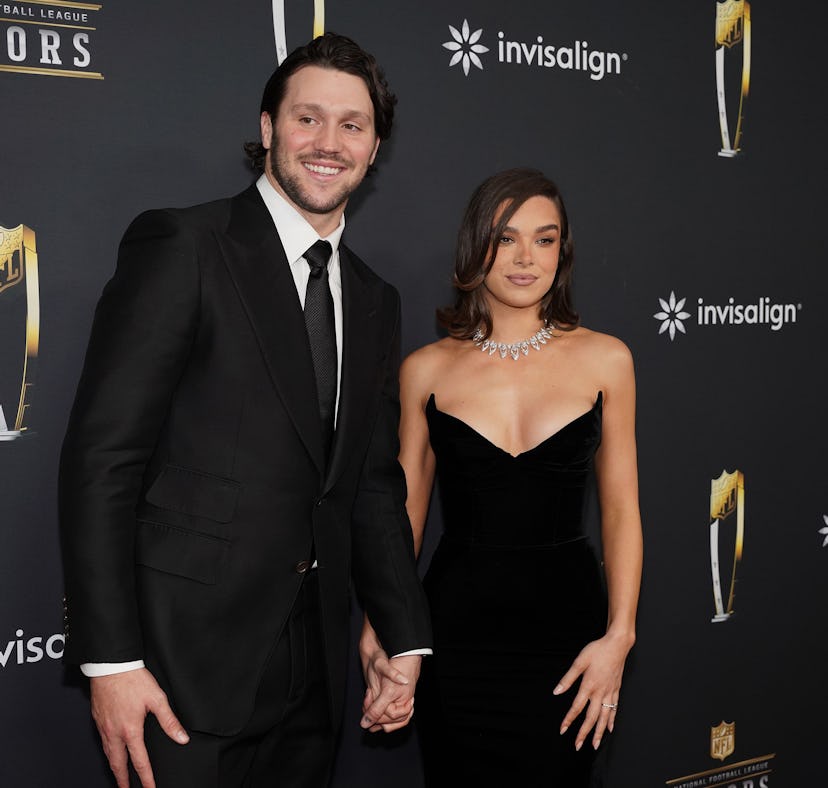 Hailee Steinfeld and Josh Allen are expecting their first baby.