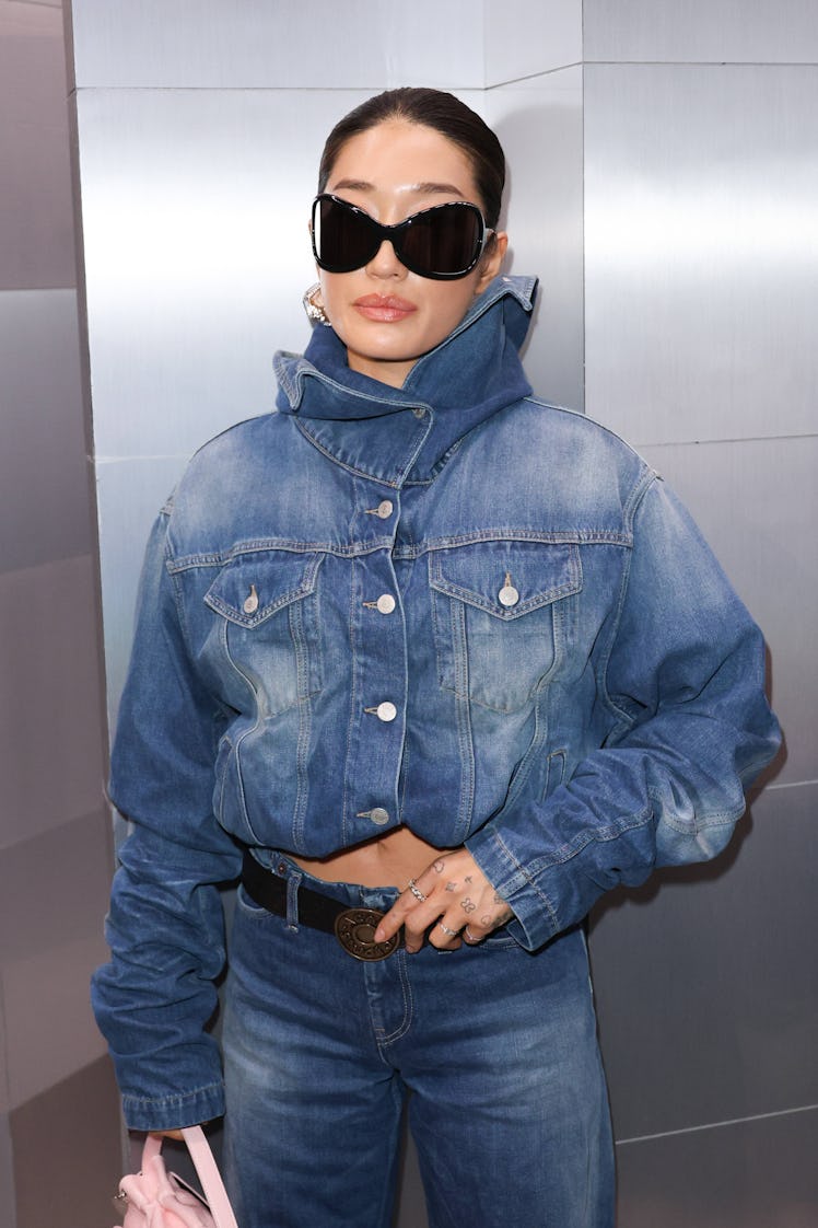 Peggy Gou attending the Acne Studios Womenswear Fall/Winter 2025-2026 show as part of Paris Fashion ...