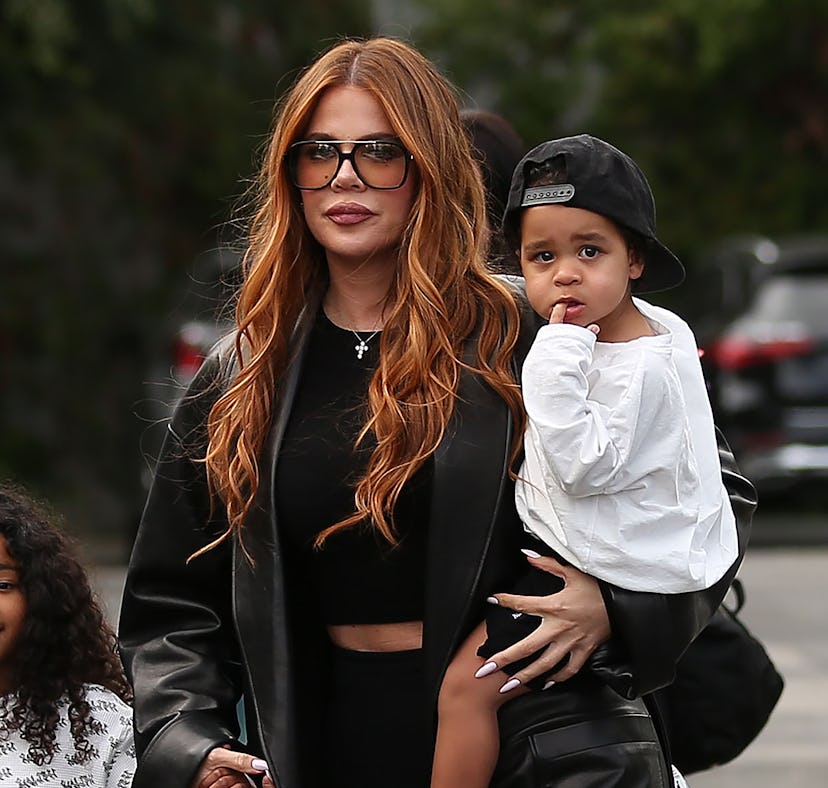 Khloé Kardashian spoke about her no sleepovers rule for children True and Tatum.
